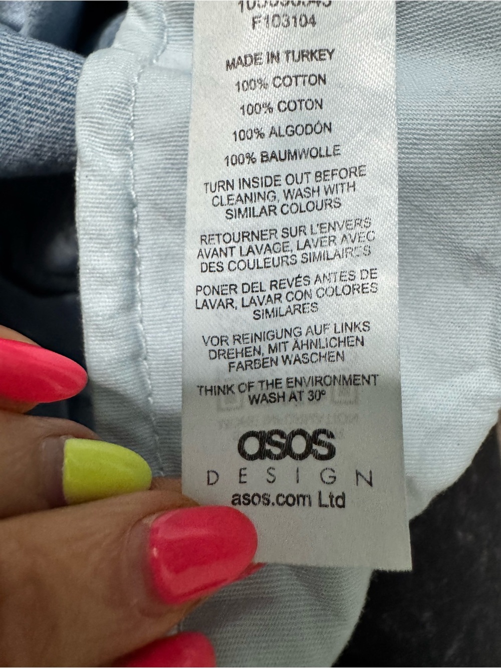 ASOS Design Patchwork Deconstructed High-Rise Straight Leg Jeans - Picture 9 of 13